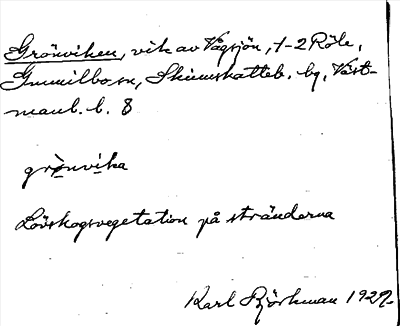 Bild på arkivkortet för arkivposten Grönviken