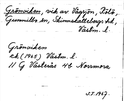 Bild på arkivkortet för arkivposten Grönviken