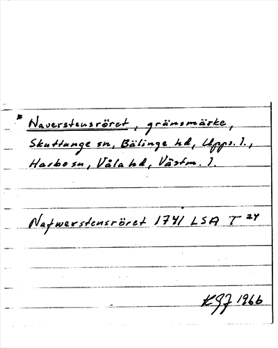 Bild på arkivkortet för arkivposten *Naverstensröret