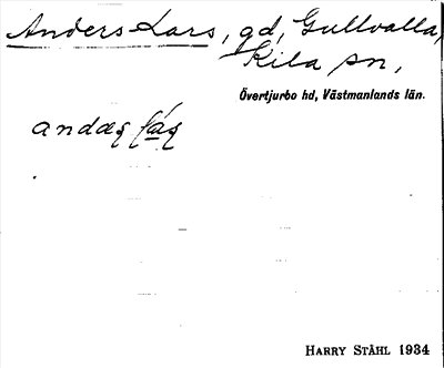 Bild på arkivkortet för arkivposten Anders-Lars