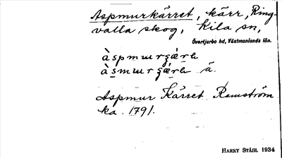 Bild på arkivkortet för arkivposten Aspmurkärret