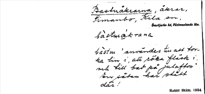 Bild på arkivkortet för arkivposten Bastuåkrarna