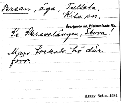 Bild på arkivkortet för arkivposten Brean