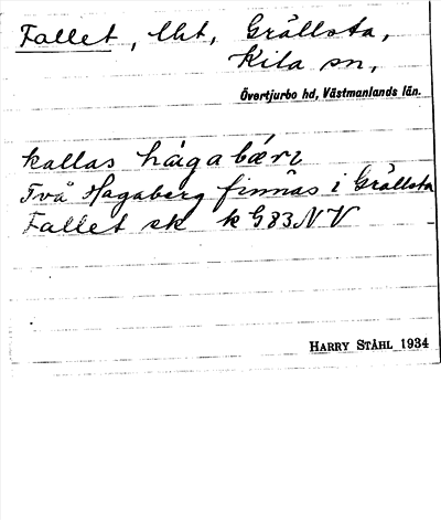 Bild på arkivkortet för arkivposten Fallet