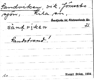 Bild på arkivkortet för arkivposten Sandviken