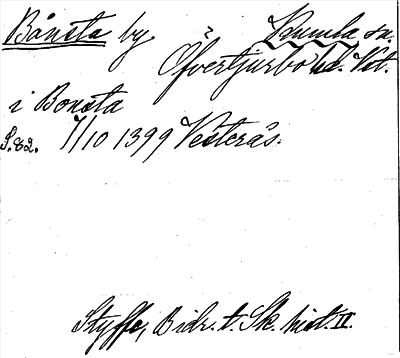 Bild på arkivkortet för arkivposten Bånsta