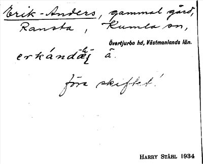 Bild på arkivkortet för arkivposten Erik-Anders