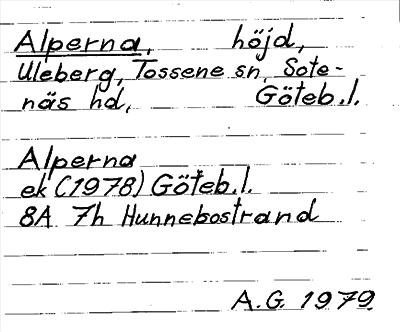 Bild på arkivkortet för arkivposten Alperna