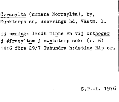 Bild på arkivkortet för arkivposten Övrasylta