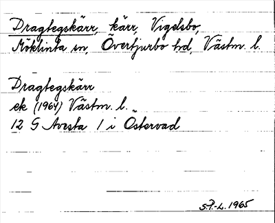 Bild på arkivkortet för arkivposten Dragtegskärr