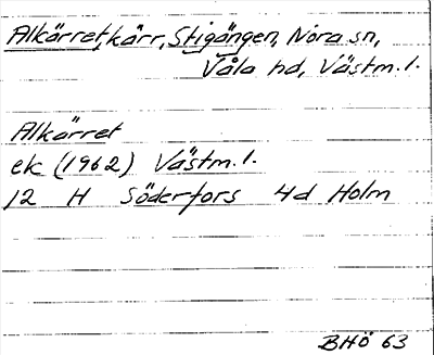 Bild på arkivkortet för arkivposten Alkärret