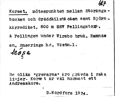 Bild på arkivkortet för arkivposten Korset