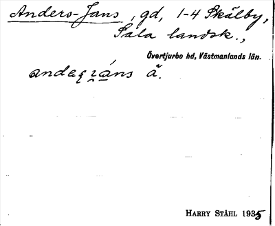 Bild på arkivkortet för arkivposten Anders-Jans