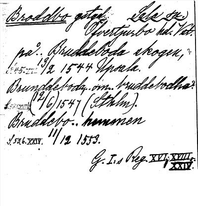 Bild på arkivkortet för arkivposten Broddbo