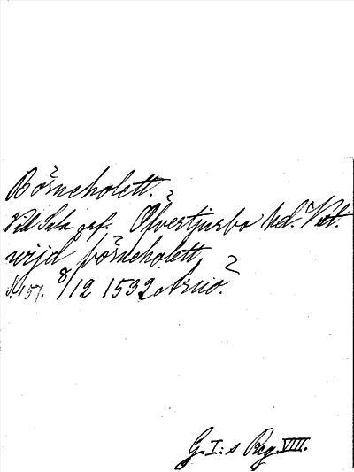 Bild på arkivkortet för arkivposten Börneholett