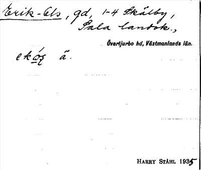 Bild på arkivkortet för arkivposten Erik-Ols