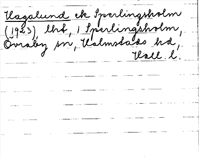 Bild på arkivkortet för arkivposten Hagalund