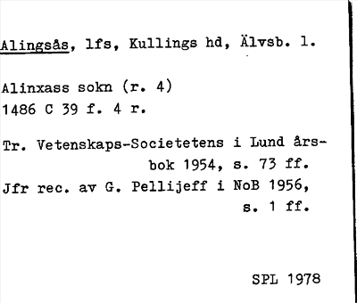 Bild på arkivkortet för arkivposten Alingsås