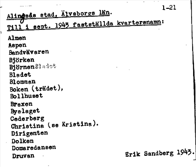 Bild på arkivkortet för arkivposten Alingsås stad