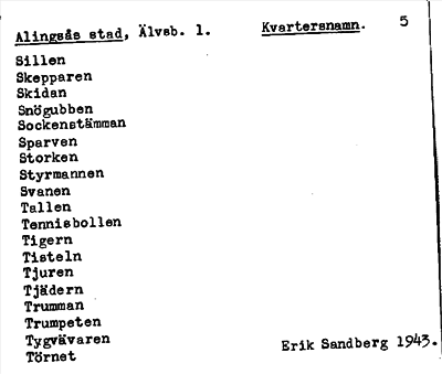 Bild på arkivkortet för arkivposten Alingsås stad