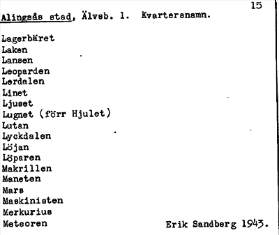Bild på arkivkortet för arkivposten Alingsås stad