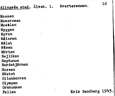 Bild på arkivkortet för arkivposten Alingsås stad