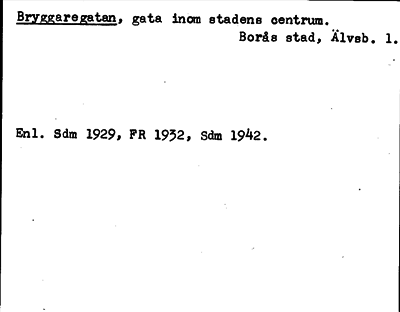 Bild på arkivkortet för arkivposten Bryggaregatan