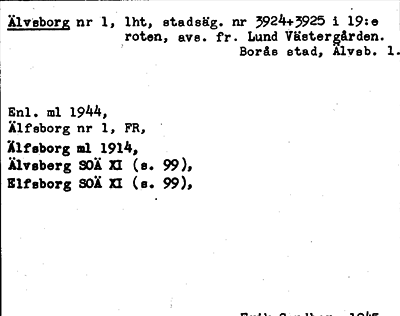 Bild på arkivkortet för arkivposten Älvsborg
