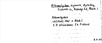 Bild på arkivkortet för arkivposten Albomslyckan