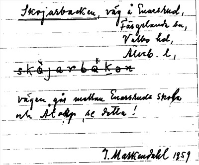 Bild på arkivkortet för arkivposten Skojarbacken