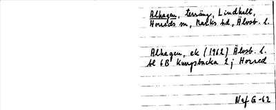 Bild på arkivkortet för arkivposten Alhagen
