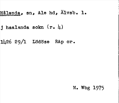Bild på arkivkortet för arkivposten Hålanda