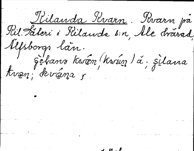 Bild på arkivkortet för arkivposten Kilanda Kvarn