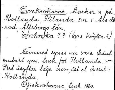 Bild på arkivkortet för arkivposten Övrekrokarne