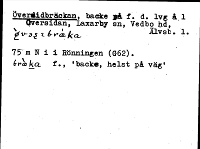 Bild på arkivkortet för arkivposten Översidbräckan