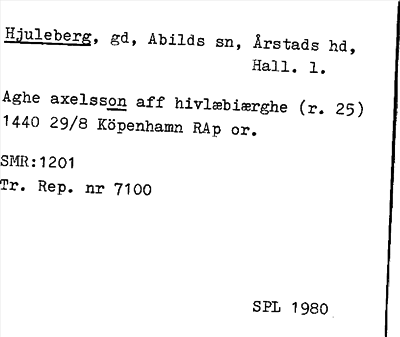 Bild på arkivkortet för arkivposten Hjuleberg