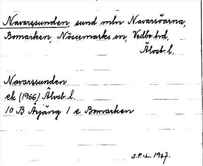 Bild på arkivkortet för arkivposten Navarssunden