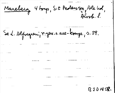 Bild på arkivkortet för arkivposten Mareberg
