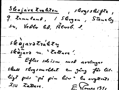 Bild på arkivkortet för arkivposten Skojaretrakten