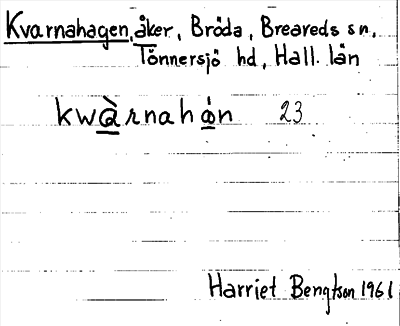 Bild på arkivkortet för arkivposten Kvarnahagen