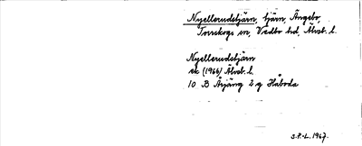 Bild på arkivkortet för arkivposten Nyellerudstjärn