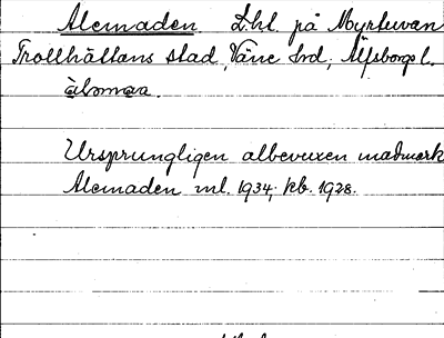 Bild på arkivkortet för arkivposten Alemaden