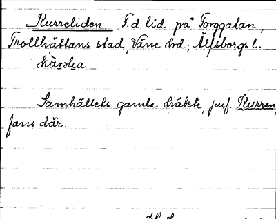 Bild på arkivkortet för arkivposten Kurreliden