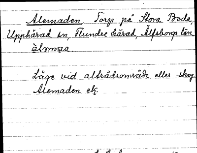 Bild på arkivkortet för arkivposten Alemaden