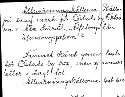 Bild på arkivkortet för arkivposten Allmänningskällorna