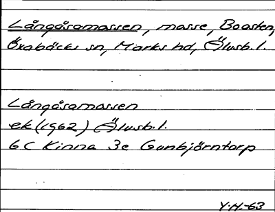 Bild på arkivkortet för arkivposten Långåsamossen