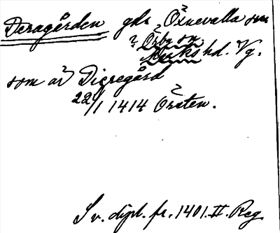 Bild på arkivkortet för arkivposten Deragården