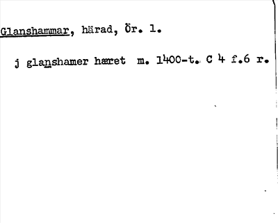 Bild på arkivkortet för arkivposten Glanshammar