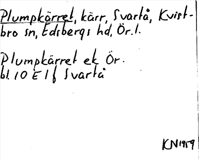 Bild på arkivkortet för arkivposten Plumpkärret