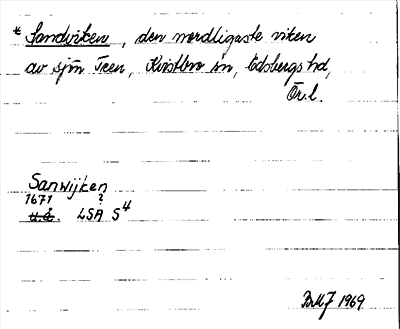 Bild på arkivkortet för arkivposten *Sandviken